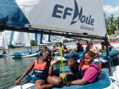 Inauguration EVI (Écoles de Voile Itinérantes)