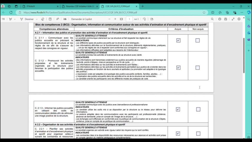 2026 - Gestion des livrets CQP par le formateur référent