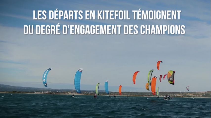 Une des plus belles journées de l'ENGIE Kite Tour 2021 à Leucate !