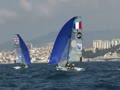 2013 49erFX Monde Marseille conduite portant