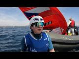 Ours vidéo - Semaine Olympique Française de Hyères-TPM  2023  - Medal Race iQFOiL Femmes